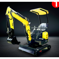 360度旋轉迷你苗圃用挖掘機廠家專供 履帶式小勾機