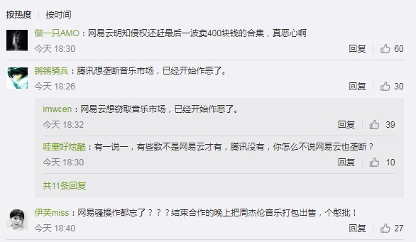 騰訊就侵權訴網易音樂，騰訊QQ音樂獲賠85萬元
