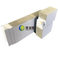 福建鋼結構外墻橫裝巖棉夾芯板 聚氨酯封邊金屬幕墻板