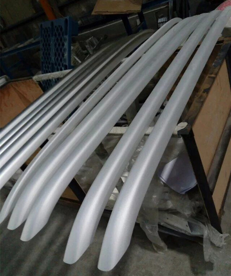 鋁合金汽車行李架噴砂效果