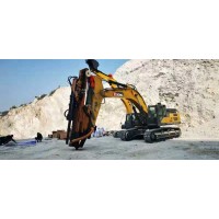 供應巖石鉆裂一體機全液壓挖改鉆機劈裂器鑿巖機礦山開采機械