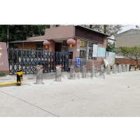 武漢遠程遙控升降路樁 武漢全自動液壓樁原理