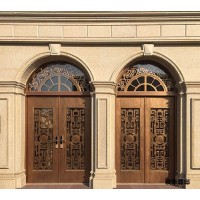 經(jīng)典與時(shí)尚相結(jié)合的別墅大門