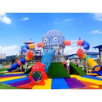 無動(dòng)力游樂項(xiàng)目組合滑梯系列