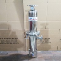 不銹鋼氣體氮?dú)鈮嚎s空氣管道精密高效過濾器帶壓差除油塵水高壓