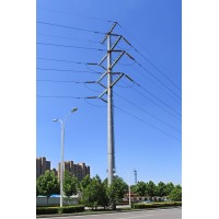 河北35kv電力鋼管桿 地腳螺栓 電力鋼桿 電力鋼管塔