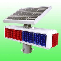 太陽能四面爆閃燈 太陽能十燈警示燈交通設(shè)施廠家