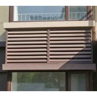 鋅鋼空調外機保護罩生產廠家，河北任丘子軒金屬百葉窗